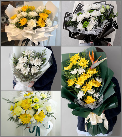 广东揭阳市普宁市洪阳镇坵塘村白事花束代送
